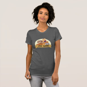 Modern dessert Brood bakken bakkerij aangepaste na T-shirt