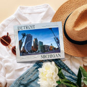 Modern Detroit Landmark Briefkaart