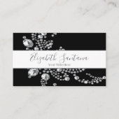 Modern Diamond Pattern Visitekaartje (Voorkant)