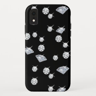 Modern Diamonds Pattern iPhone XR Hoesje