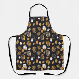 Modern Dierenprint Zwart & Bruin Schort