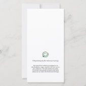 Modern Digital Boy Baby shower Cellphone eVite Aankondiging (Achterkant)