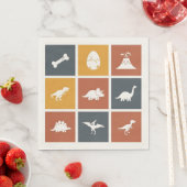 Modern Dinosaur Icon Grid Servet (Insitu)