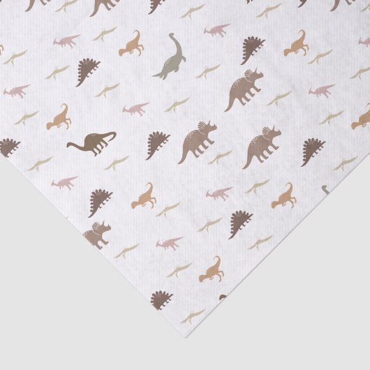 Modern Dinosaur Tissue Paper Tissuepapier (Detail)