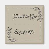 Modern Dishwasher Indicator Magneet (Voorkant)