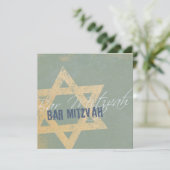 Modern Distressed - Barre Mitzvah Invitation (Debout devant)