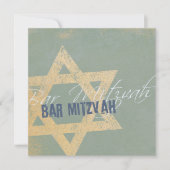 Modern Distressed - Barre Mitzvah Invitation (Devant)