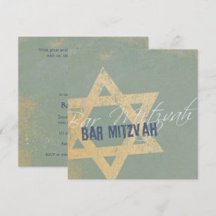 Modern Distressed - Barre Mitzvah Invitation