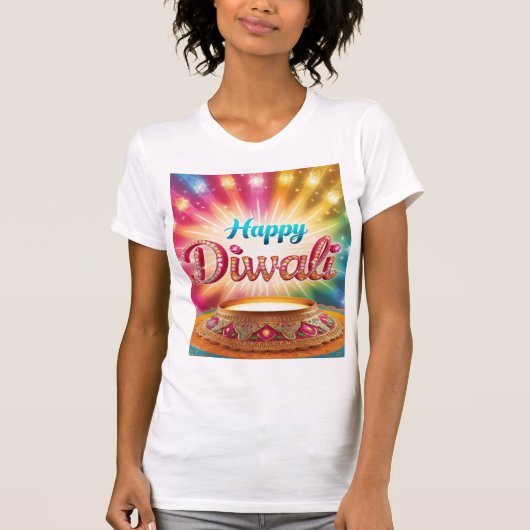 Modern Diwali T-shirt (Voorkant)