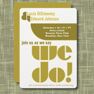 Modern doen we geometrische typografie avocado gro kaart