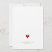 Modern Dome Purple Heart Golden Effect Godfather (Achterkant)