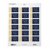 Modern Donk Blue Sparkly Etiket (Full Sheet)