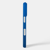 Modern donkerblauw verloop & minimale bewerkbare t Case-Mate iPhone case (Achterkant / Rechts)