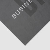 Modern donkergrijs Bewerkbare Monogram Design Sjab Tissuepapier (Detail)