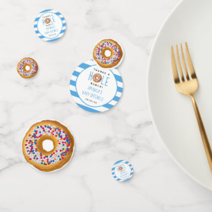 Modern Donut Boys Baby shower Sprinkle Confetti
