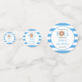 Modern Donut Boys Baby shower Sprinkle Confetti (Voorkanten)