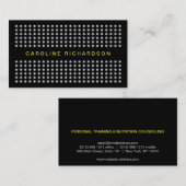 MODERN DOT DESIGN IN GRIJS/ZWART Visitekaartje (Voorkant / Achterkant)