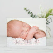 Modern Dream Deux Photo Baby Faire-part de naissan (Debout devant)