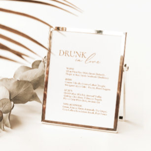 Modern Drink in het menu Liefde Bar Weddenschap