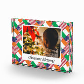 Modern DUAL IERS AMERIKAANS Kerstmis Keepsake Fotoblokken (Rechts)