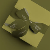 Modern Dubbel Vrolijk Kerstmis Groen  Lint