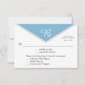 Modern Dusk Blue Glacier Grey RSVP (Voorkant)