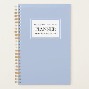 Modern Dusty Blue 2022 2023 Weekly Maandelijkse Pl Planner