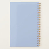Modern Dusty Blue 2022 2023 Weekly Maandelijkse Pl Planner (Achterkant)