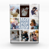 Modern Dusty Blue 8 Foto Collage Beste Mam ooit (Voorkant)