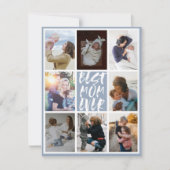 Modern Dusty Blue 8 Foto Collage Beste Mam ooit (Voorkant)