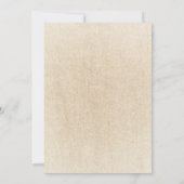 Modern Dusty Blue Zonnebloem Bloemen Boho Bruiloft Kaart (Achterkant)