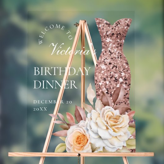 Modern Dusty Rose Fabulous 40th Birthday Women (Neutre)