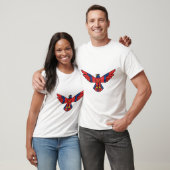 Modern Eagle – Geometric Flight in Bold Primary Co T-shirt (Unisex)