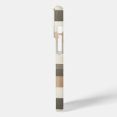 Modern Earth Tone Geometric Phone Case - Neutral (Achterkant / Links)