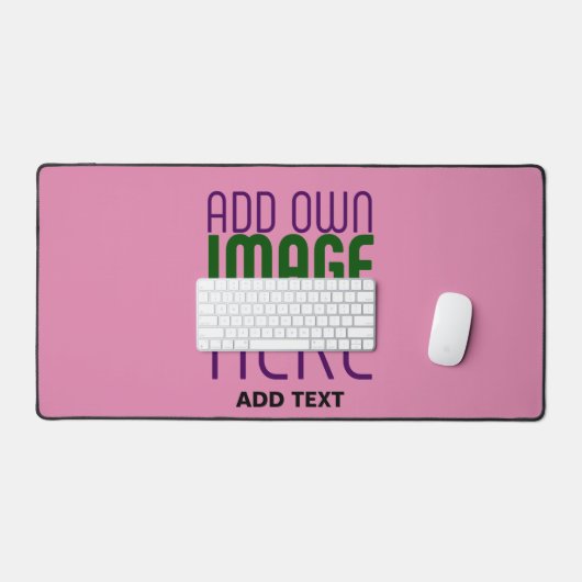 MODERN EDITABLE CUTE HOT PINK IMAGE TEXT TEMPLATE (Clavier et souris)