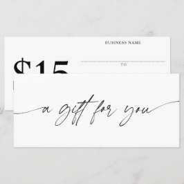 Modern Een Cadeaubon Voor Jou Voeg Je Bedrag Toe