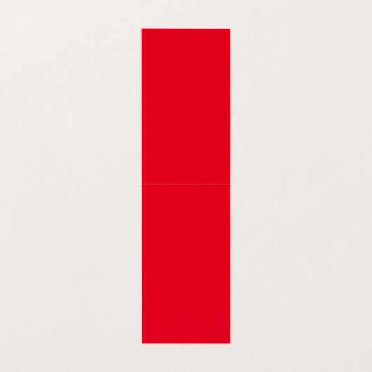 Modern Eenvoudig Blauw Rood Grijs Minimalistisch V Visitekaartjes (Binnenkant ongevouwen)