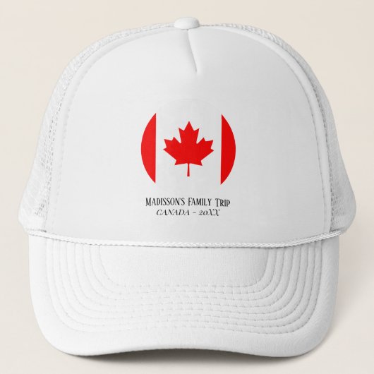 Modern Eenvoudig canada Trucker Pet (Voorkant)