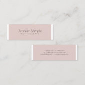 Modern eenvoudig creatief ontwerp Glamour Trendy Mini Visitekaartje (Voorkant / Achterkant)