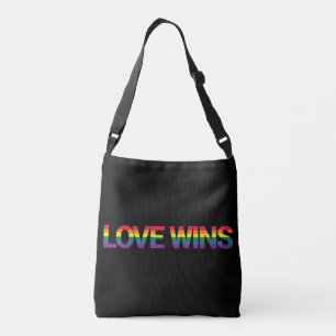 Modern, eenvoudig, kleurrijk, levendig ontwerp Lov Crossbody Tas