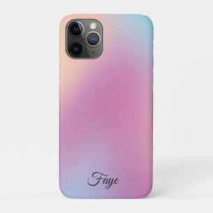 Modern Eenvoudig Kleurrijke regenboog gradiënt gal iPhone 11 Pro Hoesje