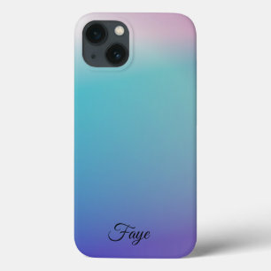 Modern Eenvoudig Kleurrijke regenboog gradiënt gal iPhone 13 Hoesje