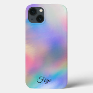 Modern Eenvoudig Kleurrijke regenboog gradiënt gal iPhone 13 Hoesje