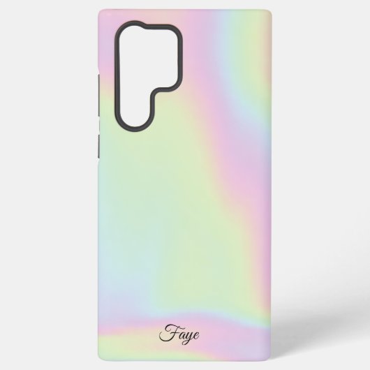 Modern Eenvoudig Kleurrijke regenboog gradiënt gal Samsung Galaxy Hoesje (Achterkant)