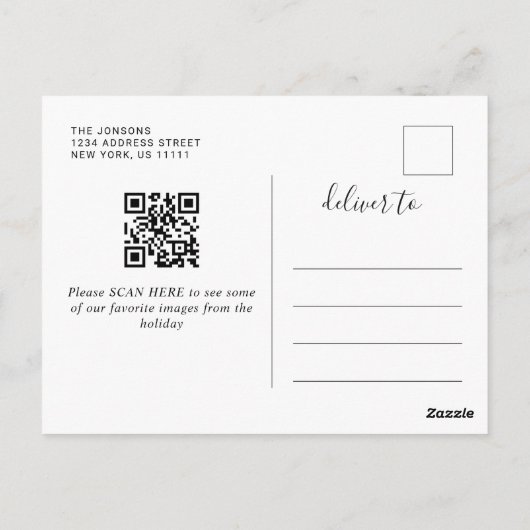 Modern eenvoudig minimalistisch Afstuderen Dank u Briefkaart (Achterkant)