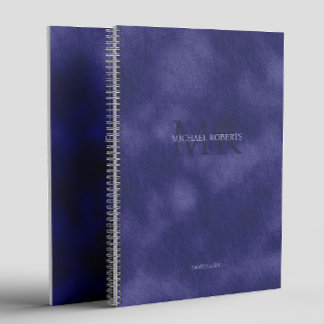 Modern Eenvoudig minimalistisch paarse folie Metal Notitieboek
