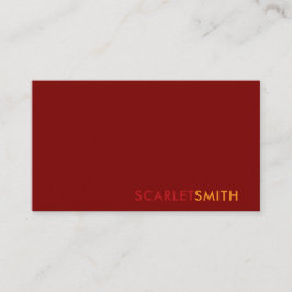 Modern eenvoudig minimalistisch visitekaartje