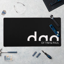 Modern eenvoudig paasontwerp met Kinder kindername Bureaumat