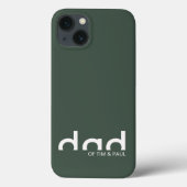 Modern eenvoudig paasontwerp met Kinder kindername Case-Mate iPhone Case (Achterkant)