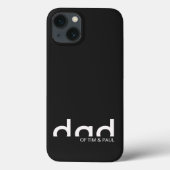 Modern eenvoudig paasontwerp met Kinder kindername Case-Mate iPhone Case (Achterkant)